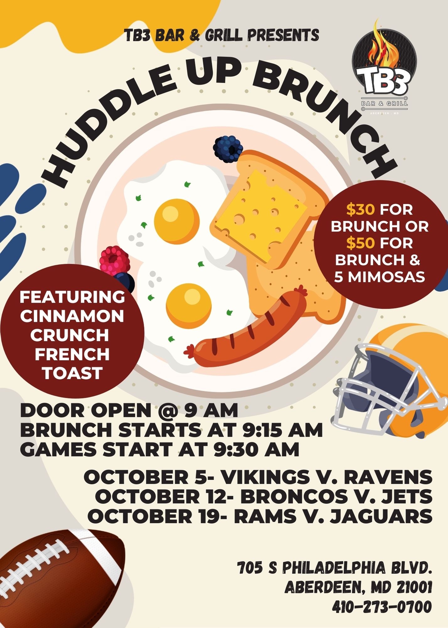Huddle Up Brunch