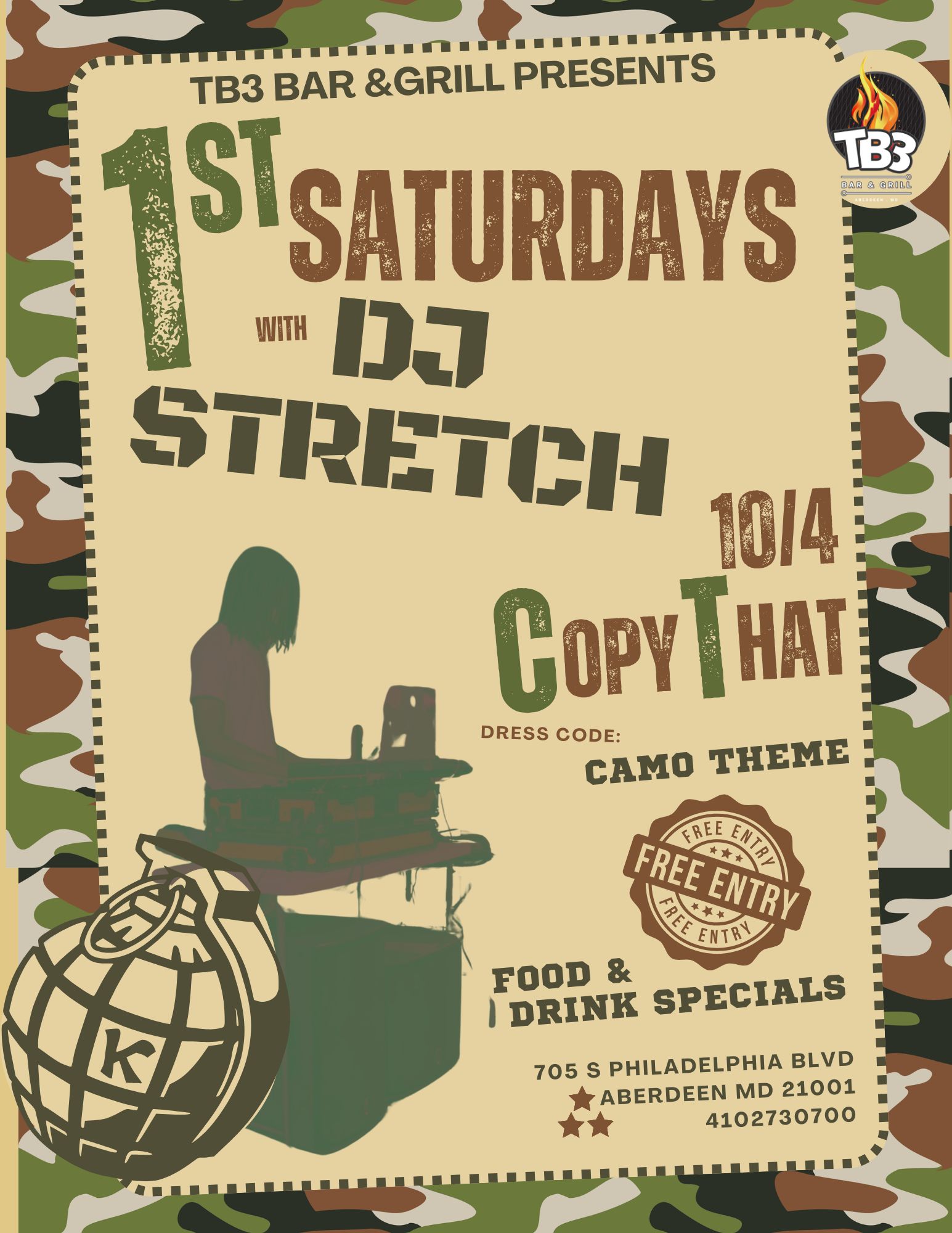 1st Sat w/ DJ Stretch
